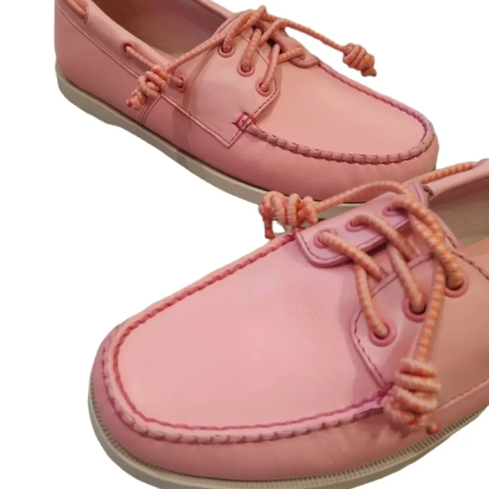 J. Crew Leather Boat Loafer Shoes